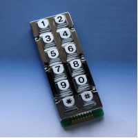 Клавіатура металева AK-206-N-SSB-WP-MM