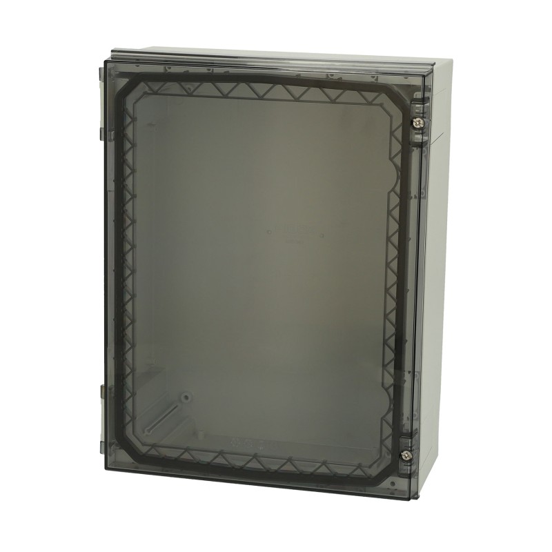 Hinged polycarbonate enclosure with transparent cover NEO PC 423215 T