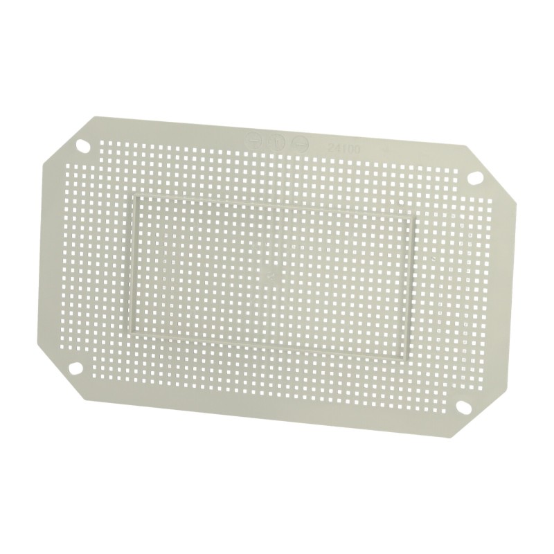 Multiperforated plastic mounting plate NEO MPI 3222