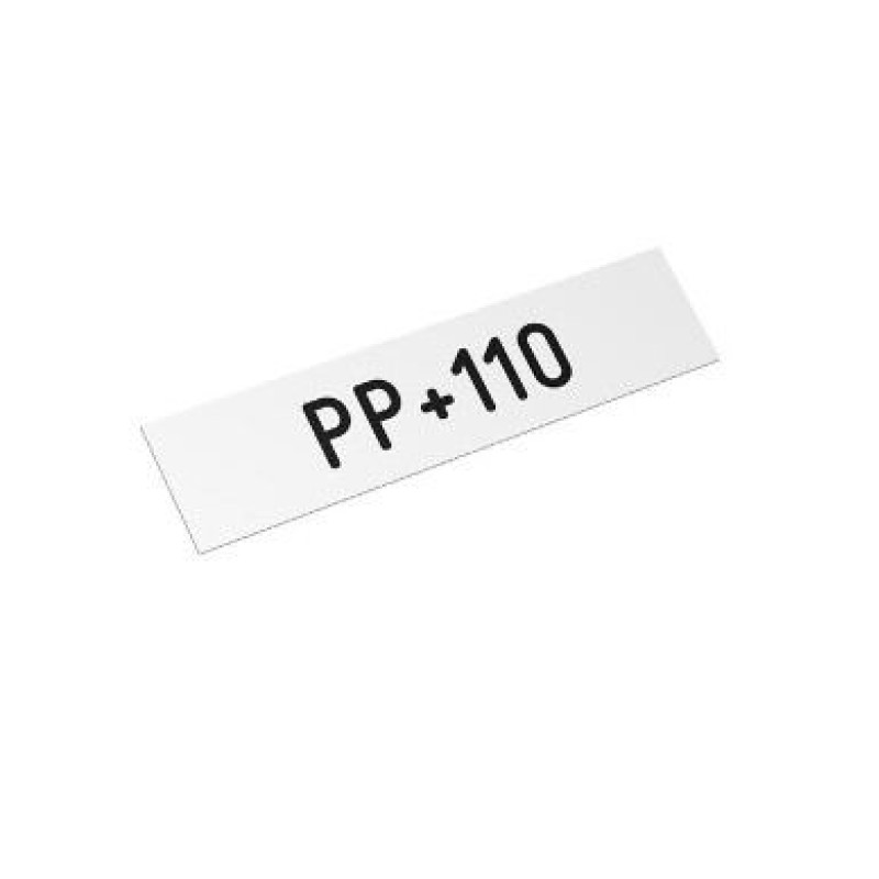 PP+11000SN9 - Профіль-вкладиш 11,0 мм для клем WAGO (TopJobs), білого кольору (17 м.)