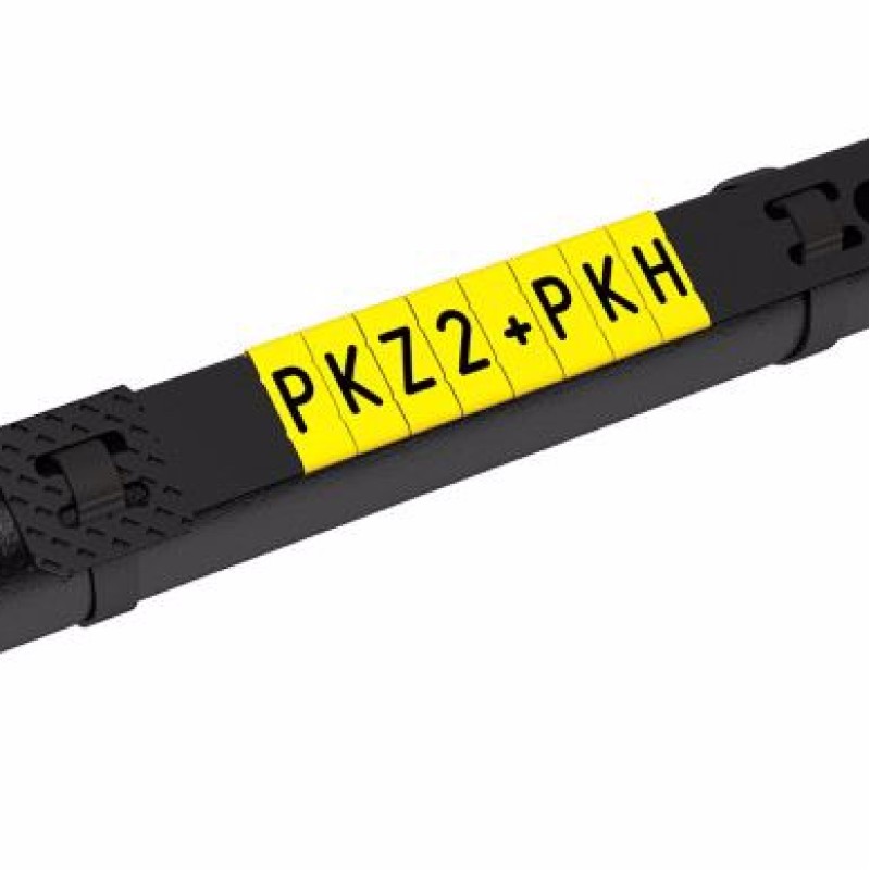 PKZ20006SB40.- - Маркувальна бірка типу РK безгалогенна (для тримачів типу POH та PKH), жовтого кольору, напис "-" (500 шт/диск)