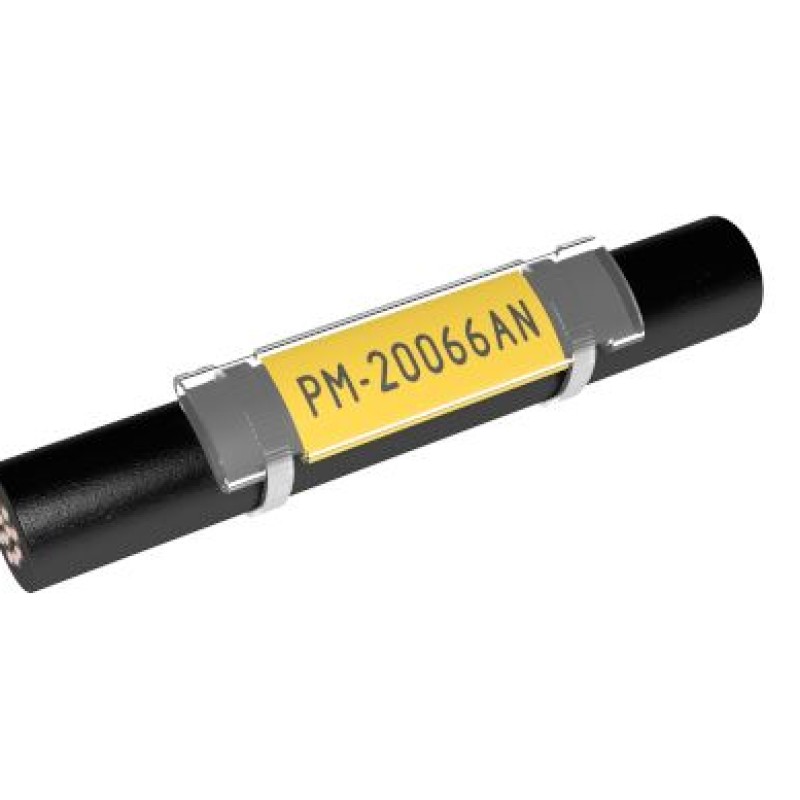PM-10033AN - Прозора маркувальна бірка типу PM 10/33 для кабелю під хомути розміром 6х33 мм (100 шт/пак)