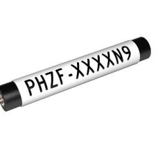 PHZF20024DN9 - Термоусаджувальна трубка безгалогенова типу PHZF (плоска в розрізі) D=2,4 мм/1,2 мм білого кольору (25 м)