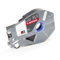 T2000-PL120CN8 - Самоклеюча стрічка (12 мм) сріблястого кольору для друку на термотрансферном принтері типу Т-2000/Т-1000/Т-800/МК-8 (27 м)