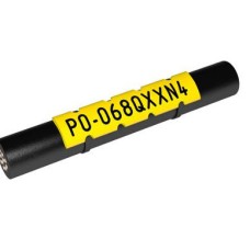 PO-068Q10BN4 - Профіль типу РО перфорований для кабелів під хомути, жовтого кольору (100 м)