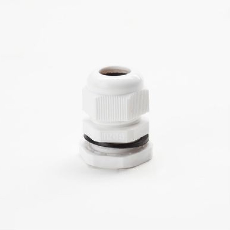 DTGM20WHI - NYLON CABLE GLAND  M20 / 6 - 12 mm WHITE (10 pcs.).