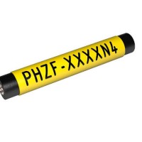 PHZF20064BN4 - HALOGEN-FREE THERMOCURAL SHIRT 6.4 / 3.2 mm YELLOW (100 m.)