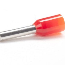 PEM-CEF108F - INSULATED TUBE END 1mm2 X 8mm RED (100 pcs.)