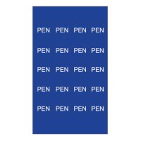 PLB42447 - PLB VINYL NOTEBOOK: DIAM. 16 mm BLUE 200 pcs/ESP: PEN