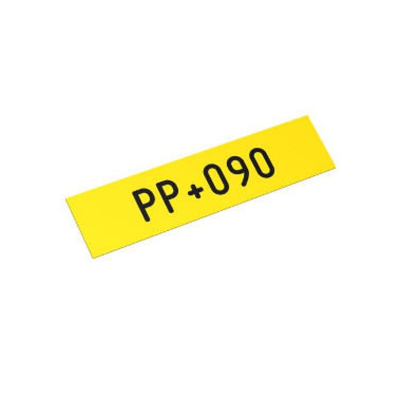 PP+09000SN4 - Профіль-вкладиш 9,0 мм для маркерів типу РМ та РТМ, жовтого кольору (17 м.)