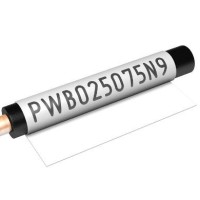 PWB42057 - Самоламінуючі наліпки типу PWB з поліестеру (25х25)х150 мм білого кольору (30 шт/блокнот)