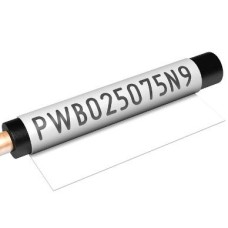 PWB42017 - Самоламінуючі наліпки типу PWB з поліестеру (25х25)х75 мм білого кольору (60 шт/блокнот)