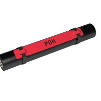 POH12082AA2 - Тримач типу POH (L=82 мм) для профіля тиру РО-68 та маркувальних бірок типу РК (12 шт.), червоного кольору (100 шт/пак)