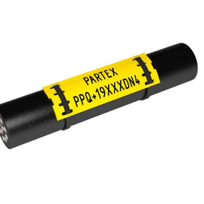 PPQ+19060DN4 - PROFILE PPQ+19 LENGTH 60 mm YELLOW (330 pcs.)