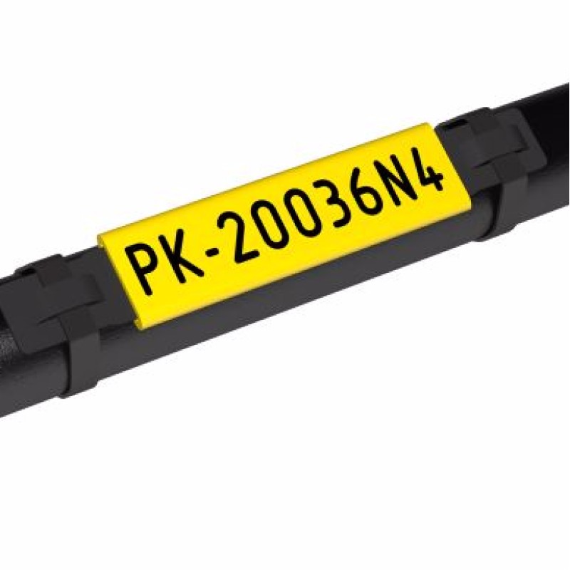 PK-20030AN4 - Маркувальна бірка типу РK (для тримачів типу POH та PKH), L=30 мм, жовтого кольору, ,без напису (20 шт/пак)