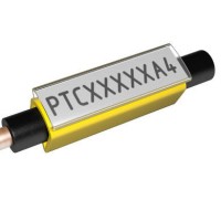PTC20021A4 - Маркувальна бірка типу РТC2 (L=21 мм) під профіль-вкладиш для проводів від 1,5мм2 до 3,0 мм2, жовтого кольору (200 шт/пак)