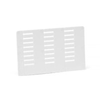 PFC04212KA9 - 12 MM LABEL CARDS FOR WIRES WHITE (25x21 pcs.)