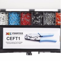 KIT-CEF1G - SET OF INSULATED TUNED ENDS 0.5-4 mm2 STANDARD G WITH PRASK CEFT1