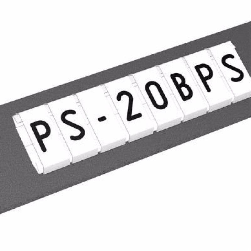 PS-20006AB90.+ - Маркувальна бірка типу PS з написом 