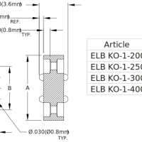 Кріплення для компонентів ELBKO-1