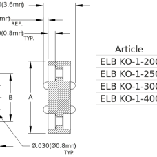 Кріплення для компонентів ELBKO-1