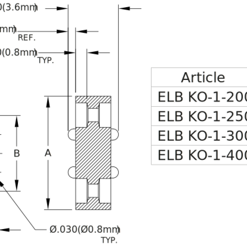Кріплення для компонентів ELBKO-1