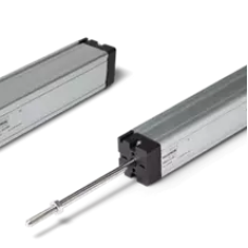 Potentiometric linear transducer Series MMS33E with electronics