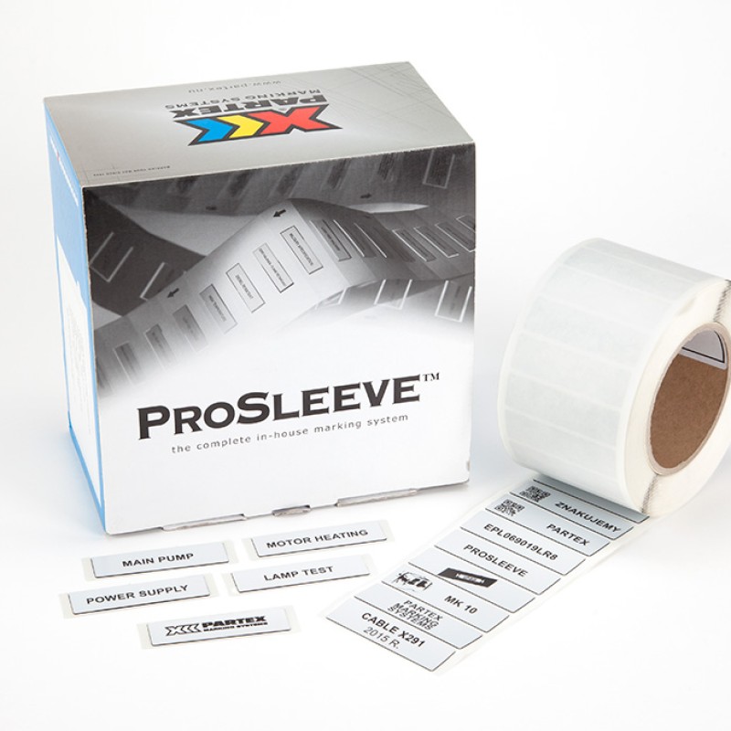 EPL100050LR9 - Наліпки типу EPL (100 x 50 mm) для зовнішнього застосування, білого кольору (500 шт/бухта)