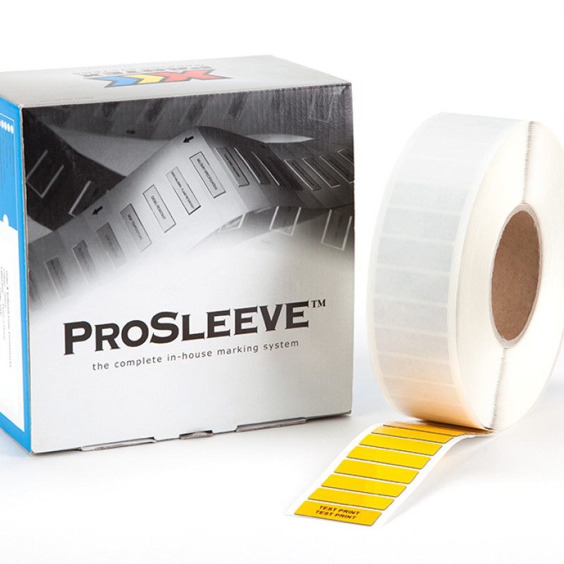 EPL100050LR9 - Наліпки типу EPL (100 x 50 mm) для зовнішнього застосування, білого кольору (500 шт/бухта)