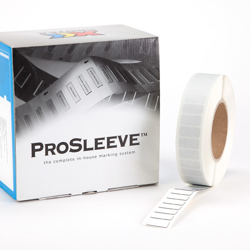 EPL100050LR9 - Наліпки типу EPL (100 x 50 mm) для зовнішнього застосування, білого кольору (500 шт/бухта)