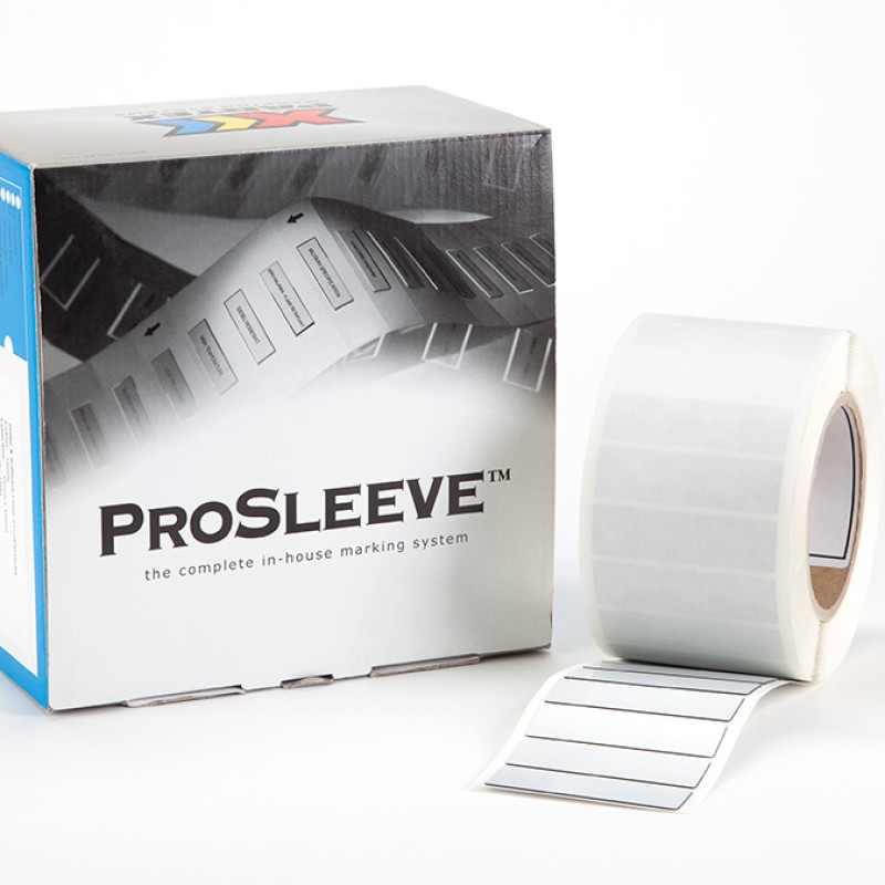 EPL100050LR9 - Наліпки типу EPL (100 x 50 mm) для зовнішнього застосування, білого кольору (500 шт/бухта)