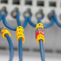 PA-02003PV90.0 - Маркувальна бірка типу РА-02 (0,2 - 1,5 мм2), білого кольору, напис "0" (250 шт/пак)