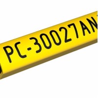 PC-10021AN4 - Маркувальна бірка відкритого типу РC-1 (0,4 - 1,5 мм2), жовтого кольору, L=21 мм (100 шт/пак)