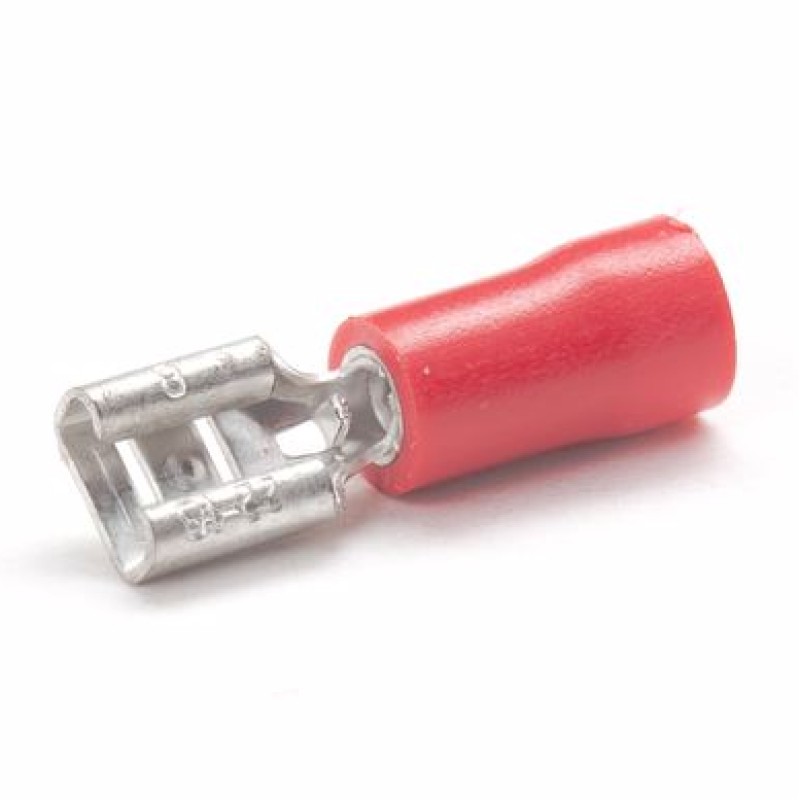 PEM-BF50/08/VR - INSULATED SOCKET 1.5 - 2.5 mm2 / 4.8 x 0.8 mm BLUE (100 pcs.)