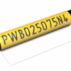 PWB42077 - Самоламінуючі наліпки типу PWB з поліестеру (25х25)х150 мм жовтого кольору (30 шт/блокнот)