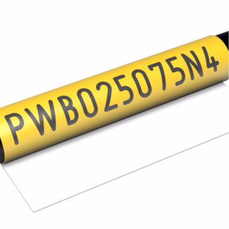 PWB42057 - Самоламінуючі наліпки типу PWB з поліестеру (25х25)х150 мм білого кольору (30 шт/блокнот)