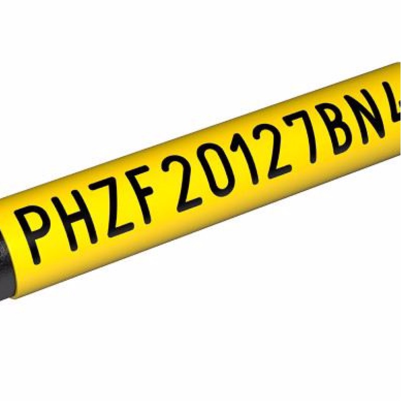 PHZF20024DN9 - Термоусаджувальна трубка безгалогенова типу PHZF (плоска в розрізі) D=2,4 мм/1,2 мм білого кольору (25 м)