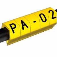 PA-02003PV90.0 - Маркувальна бірка типу РА-02 (0,2 - 1,5 мм2), білого кольору, напис "0" (250 шт/пак)
