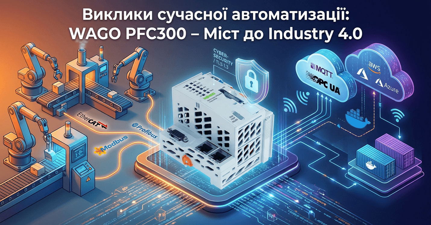 WAGO PFC300: Нове покоління контролерів для ери IІoT та Індустрії 4.0