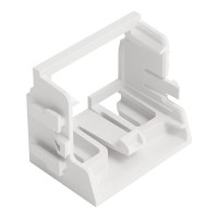 221-509/002-000 Mounting carrier; for 10-wire connectors; 221 Series - 4 mm²; for screw mounting; white