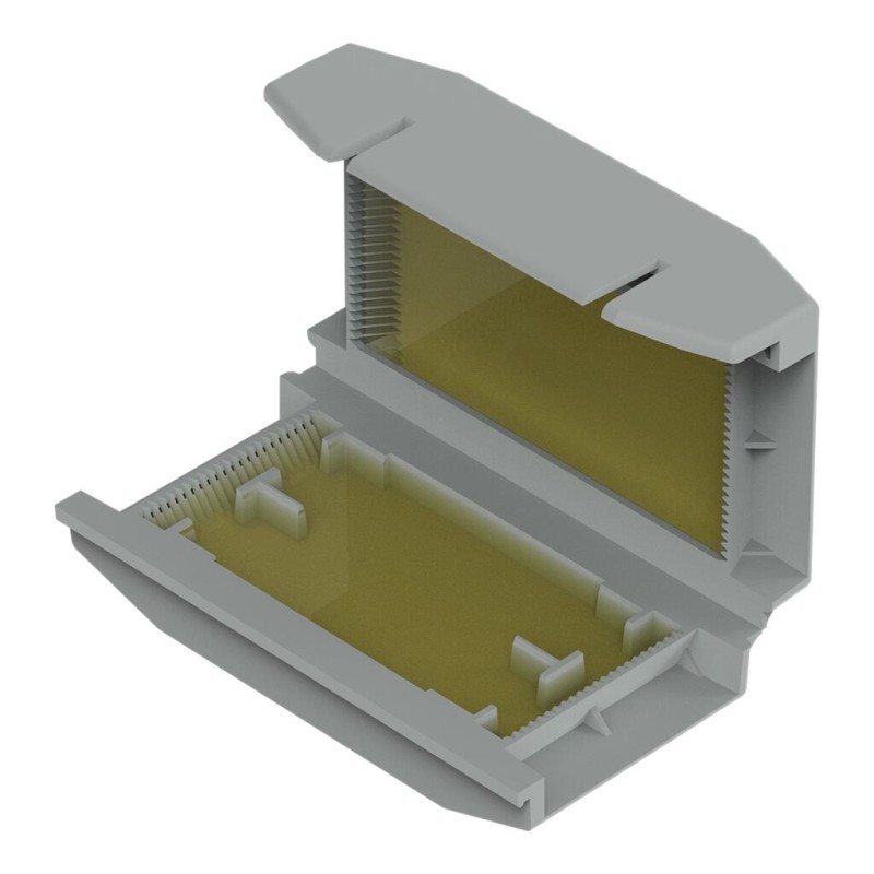 207-1372 Gelbox; з'єднання в лінію; для кабелів; сірий