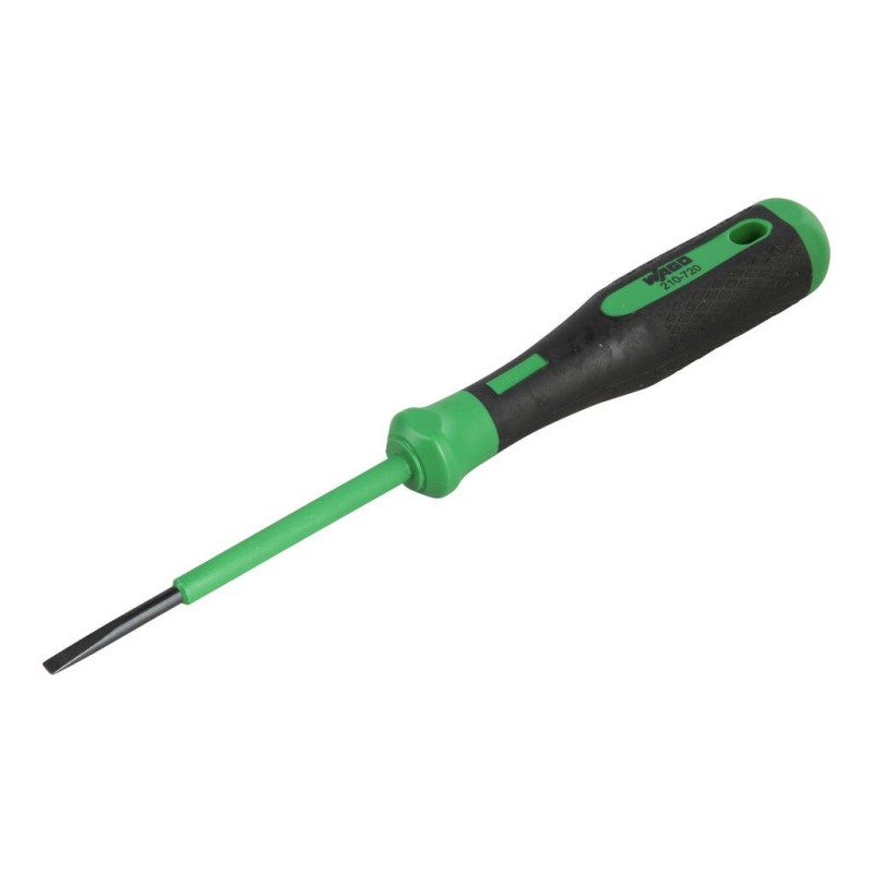 210-720 Operating tool;Blade: 3.5 x 0.5 mm;with a partially insulated shaft;multi-colored