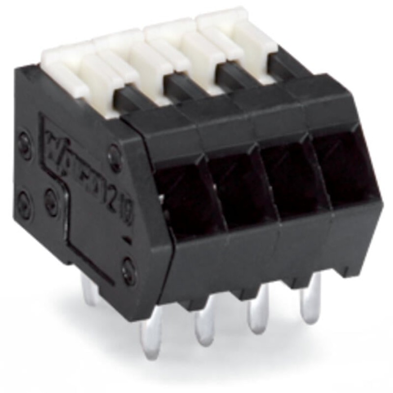 218-103/000-604 THR PCB terminal block;Locking slides;0.5 mm²;black