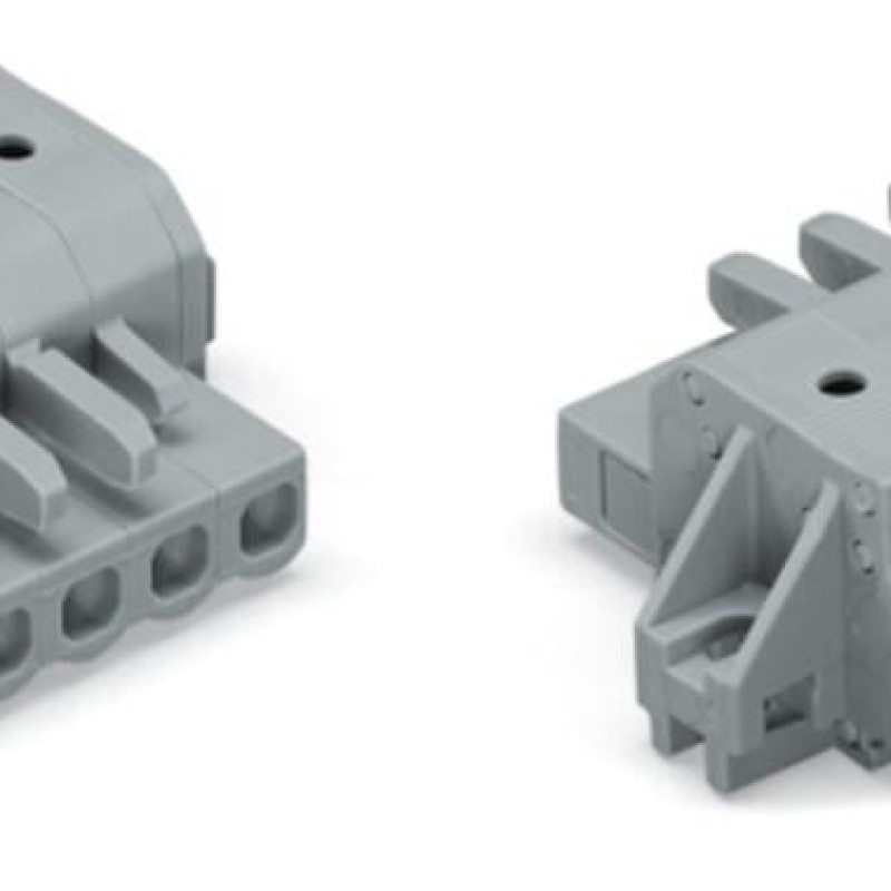 2231-103/031-000 1-conductor female connector;push-button;Push-in CAGE CLAMP®;gray