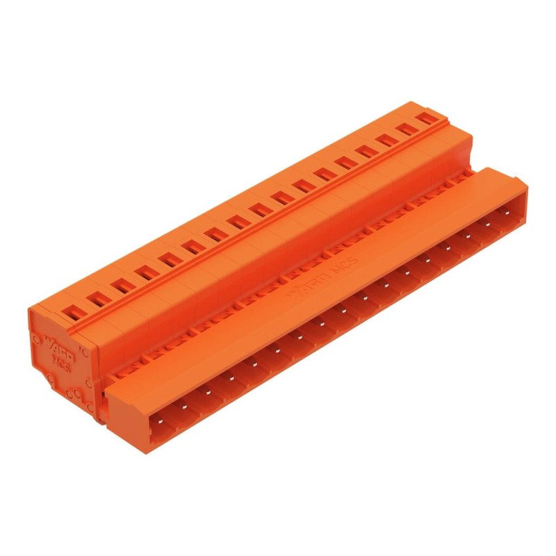 231-647/018-000 1-провідний штировий роз'єм; CAGE CLAMP®; 2.5 мм²; помаранчевий