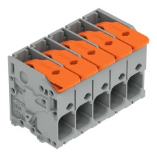 2606-1105/020-000 Клема на друковану плату; важіль; 6 мм²; сірий