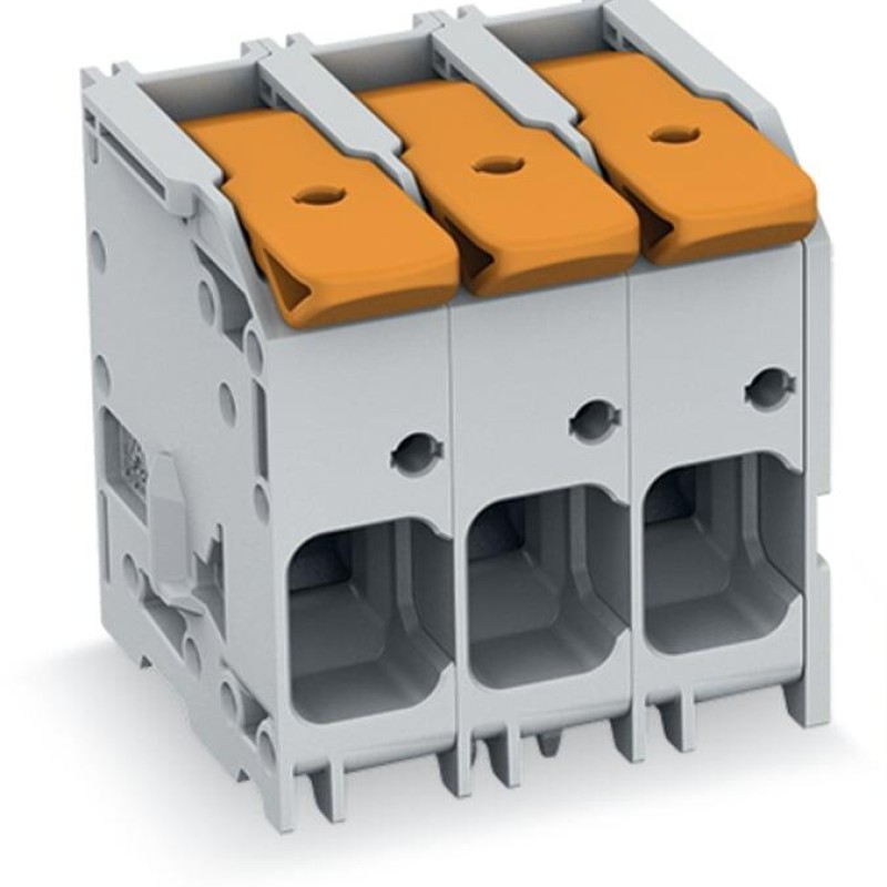 2616-1105/020-015 PCB terminal block;lever;16 mm²;gentian blue