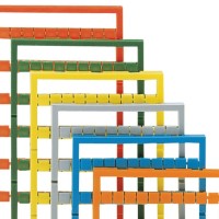 264-903/000-005 Маркувальна картка Mini-WSB; у вигляді картки; MARKED; 1, , 1, , 1, , 1, , 1, , 1; не розтягується; Горизонтальне маркування; тип на застібці; червоний