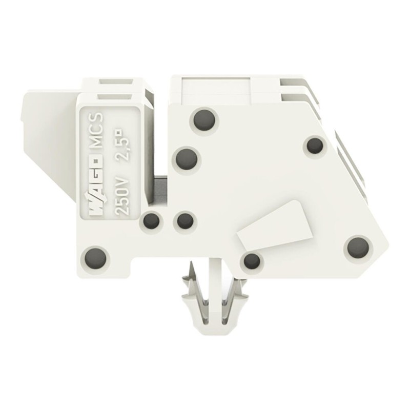 721-332/008-000 1-conductor female connector, angled;CAGE CLAMP®;2.5 mm²;light gray