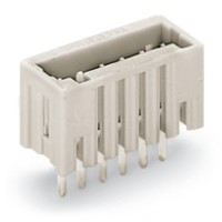 733-342 THT male header;0.8 x 0.8 mm solder pin;straight;light gray